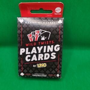 Playing card with super wild cards